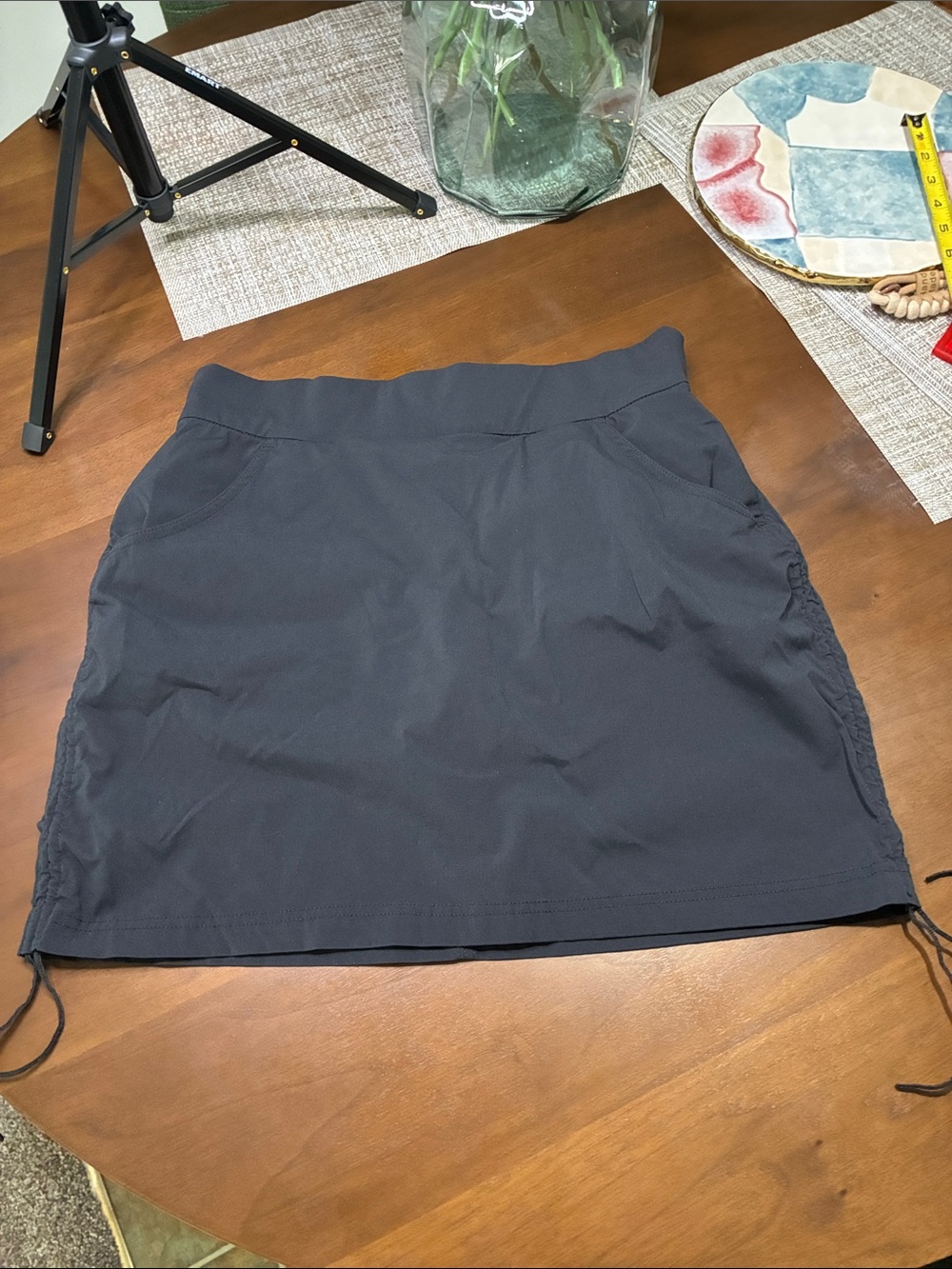 Drawstring Active Skort